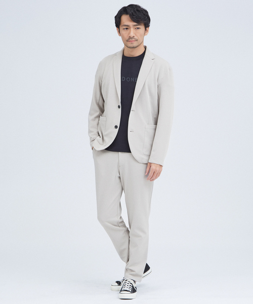 ABAHOUSE GRAY（アバハウスグレイ）の「【ADONE】ベアポンチ ロゴ 半袖Tシャツ（Tシャツ/カットソー・メンズ・ブラック/グレー/ホワイト/グレイッシュベージュ/モカ・46/48）」の16枚目の写真