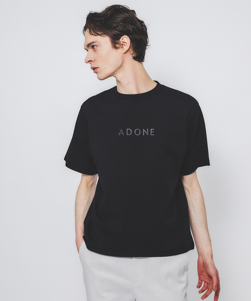 ABAHOUSE GRAY（アバハウスグレイ）の「【ADONE】ベアポンチ ロゴ 半袖Tシャツ（Tシャツ/カットソー・メンズ・ブラック/グレー/ホワイト/グレイッシュベージュ/モカ・46/48）」の17枚目の写真