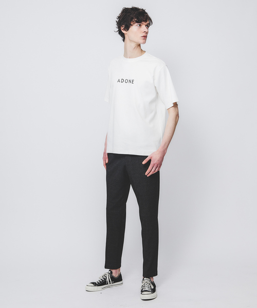ABAHOUSE GRAY（アバハウスグレイ）の「【ADONE】ベアポンチ ロゴ 半袖Tシャツ（Tシャツ/カットソー・メンズ・ブラック/グレー/ホワイト/グレイッシュベージュ/モカ・46/48）」の21枚目の写真