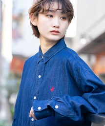 【BEVERLY HILLS POLO CLUB/ビバリーヒルズポロクラブ】 ビッグシルエット シャツ