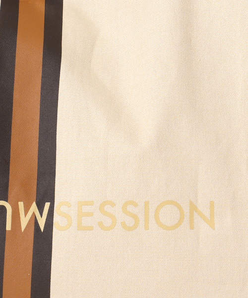 Noble（ノーブル）の「《WEB限定追加》【N.Jam】オリジナルキャンバスラージバッグ(無地)（トートバッグ・レディース・カーキ/アイボリー・FREE）」の5枚目の写真