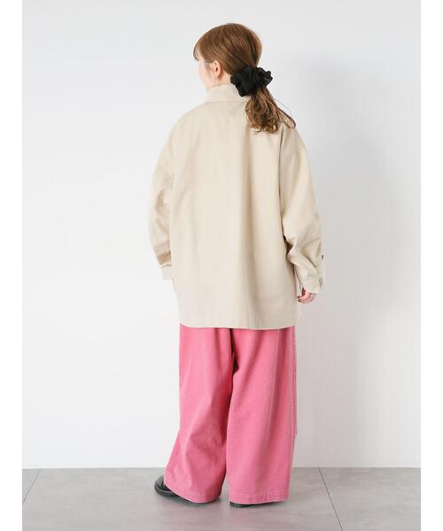 ehka sopo（エヘカソポ）の「袖ドロストステンカラーコート（その他アウター・レディース・カーキ/ベージュ・F）」の11枚目の写真