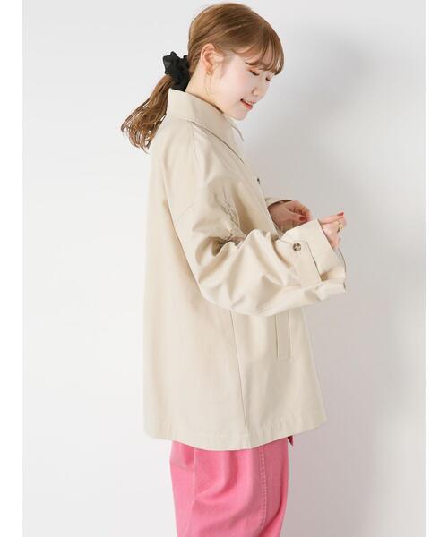 ehka sopo（エヘカソポ）の「袖ドロストステンカラーコート（その他アウター・レディース・カーキ/ベージュ・F）」の15枚目の写真