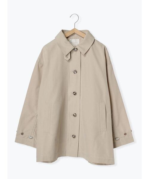 ehka sopo（エヘカソポ）の「袖ドロストステンカラーコート（その他アウター・レディース・カーキ/ベージュ・F）」の18枚目の写真