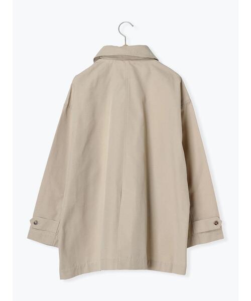 ehka sopo（エヘカソポ）の「袖ドロストステンカラーコート（その他アウター・レディース・カーキ/ベージュ・F）」の19枚目の写真
