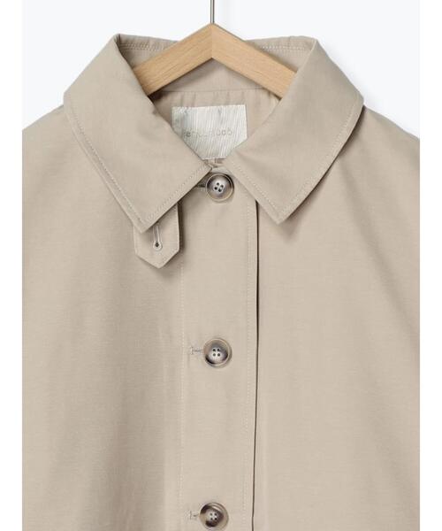 ehka sopo（エヘカソポ）の「袖ドロストステンカラーコート（その他アウター・レディース・カーキ/ベージュ・F）」の20枚目の写真