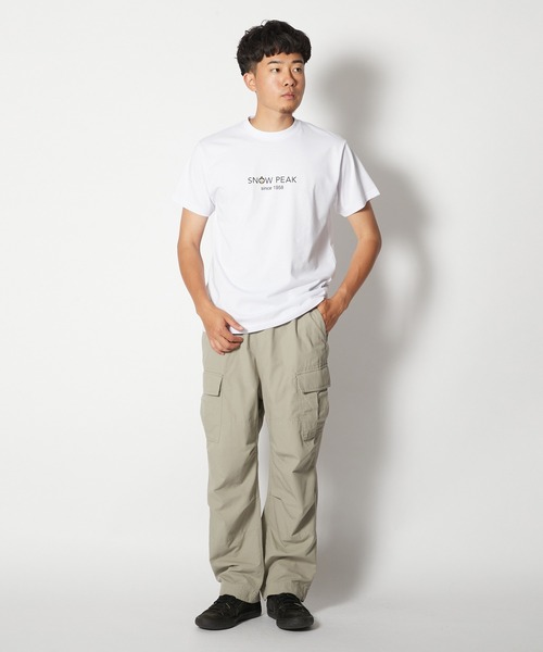 Snow Peak(スノーピーク)の「Lantern Biotope T-Shirt(Tシャツ/カットソー・メンズ・ブラック/グレー/ホワイト・1/S/M/L/XL/XXL)」の19枚目の写真