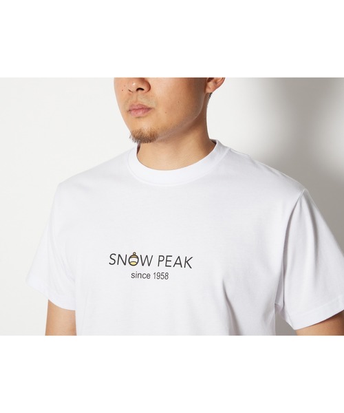 Snow Peak(スノーピーク)の「Lantern Biotope T-Shirt(Tシャツ/カットソー・メンズ・ブラック/グレー/ホワイト・1/S/M/L/XL/XXL)」の16枚目の写真