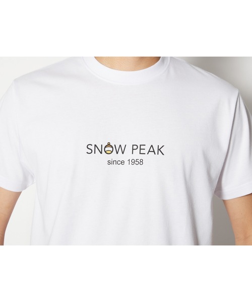 Snow Peak(スノーピーク)の「Lantern Biotope T-Shirt(Tシャツ/カットソー・メンズ・ブラック/グレー/ホワイト・1/S/M/L/XL/XXL)」の18枚目の写真