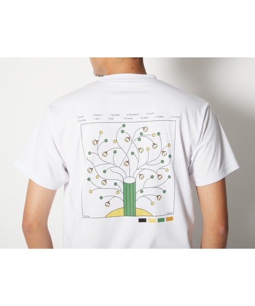Snow Peak(スノーピーク)の「Lantern Biotope T-Shirt(Tシャツ/カットソー・メンズ・ブラック/グレー/ホワイト・1/S/M/L/XL/XXL)」の7枚目の写真