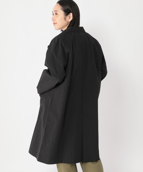 studio CLIP（スタディオクリップ）の「【マシンウォッシャブル/撥水加工】多機能ビッグカラーコート（ナイロンジャケット・レディース・ブラック/ベージュ/モカ・FREE）」の20枚目の写真