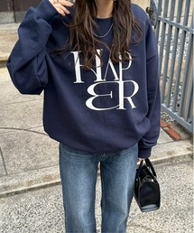 LE MORE | フロントロゴスウェット(スウェット)