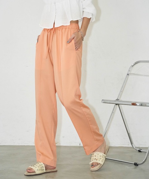 Auntie Rosa Holiday（アンティローザホリデー）の「カラーイージーパンツ / サイズ展開あり（その他パンツ・レディース・ライム/ピンク/オレンジ/ブラック/ブルー・SMALL/MEDIUM）」の18枚目の写真