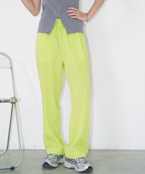 Auntie Rosa Holiday（アンティローザホリデー）の「カラーイージーパンツ / サイズ展開あり（その他パンツ・レディース・ライム/ピンク/オレンジ/ブラック/ブルー・SMALL/MEDIUM）」の8枚目の写真