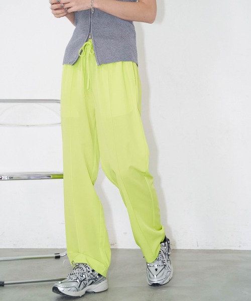 Auntie Rosa Holiday（アンティローザホリデー）の「カラーイージーパンツ / サイズ展開あり（その他パンツ・レディース・ライム/ピンク/オレンジ/ブラック/ブルー・SMALL/MEDIUM）」の6枚目の写真