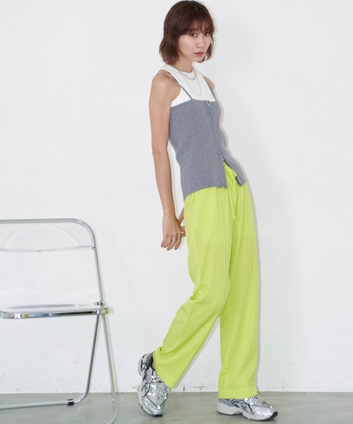 Auntie Rosa Holiday（アンティローザホリデー）の「カラーイージーパンツ / サイズ展開あり（その他パンツ・レディース・ライム/ピンク/オレンジ/ブラック/ブルー・SMALL/MEDIUM）」の14枚目の写真