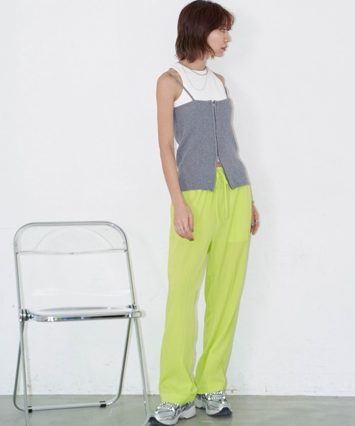 Auntie Rosa Holiday（アンティローザホリデー）の「カラーイージーパンツ / サイズ展開あり（その他パンツ・レディース・ライム/ピンク/オレンジ/ブラック/ブルー・SMALL/MEDIUM）」の13枚目の写真