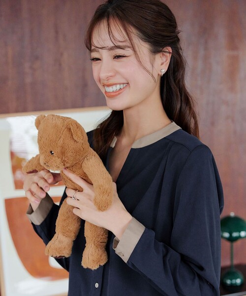 【洗える】クレリックシャツチュニック（シャツ/ブラウス）｜Tiaclasse（ティアクラッセ）