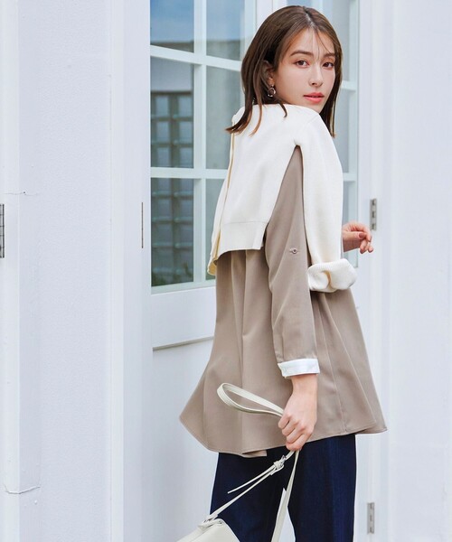 【洗える】クレリックシャツチュニック（シャツ/ブラウス）｜Tiaclasse（ティアクラッセ）