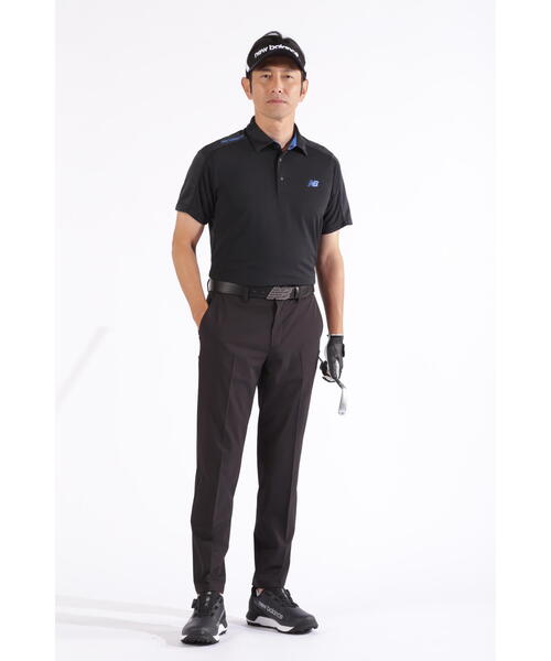 New Balance Golf(ニューバランスゴルフ)の「【new balance golf】ワッフル×チェック 半袖 カラーシャツ (MENS WORLD)(ポロシャツ・メンズ・ブラック/ブルー系その他3/ホワイト・MEDIUM/LARGE/X-LARGE/XX-LARGE)」の5枚目の写真