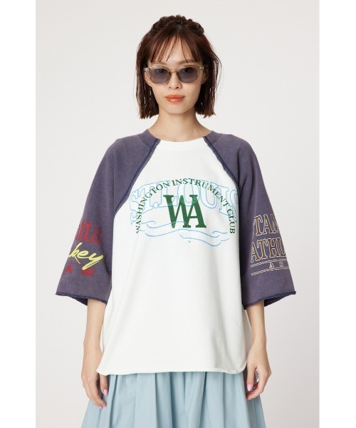 RODEO CROWNS WIDE BOWL(ロデオクラウンズワイドボウル)の「リメイクラグラントップス(スウェット・レディース・レディッシュグレー/ホワイト系その他/その他4・FREE)」の20枚目の写真