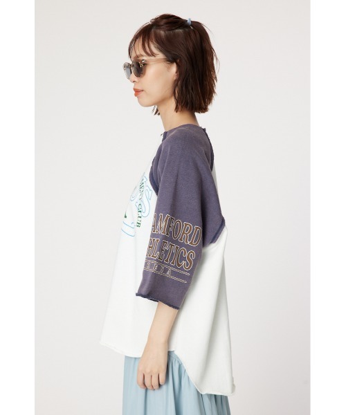 RODEO CROWNS WIDE BOWL(ロデオクラウンズワイドボウル)の「リメイクラグラントップス(スウェット・レディース・レディッシュグレー/ホワイト系その他/その他4・FREE)」の21枚目の写真