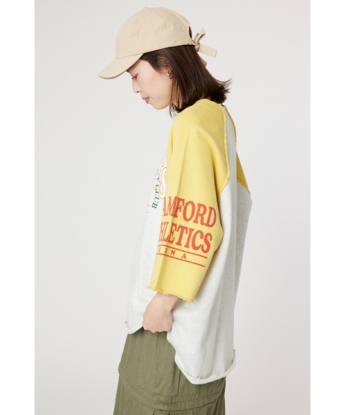 RODEO CROWNS WIDE BOWL(ロデオクラウンズワイドボウル)の「リメイクラグラントップス(スウェット・レディース・レディッシュグレー/ホワイト系その他/その他4・FREE)」の11枚目の写真