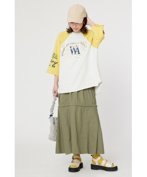 RODEO CROWNS WIDE BOWL(ロデオクラウンズワイドボウル)の「リメイクラグラントップス(スウェット・レディース・レディッシュグレー/ホワイト系その他/その他4・FREE)」の13枚目の写真