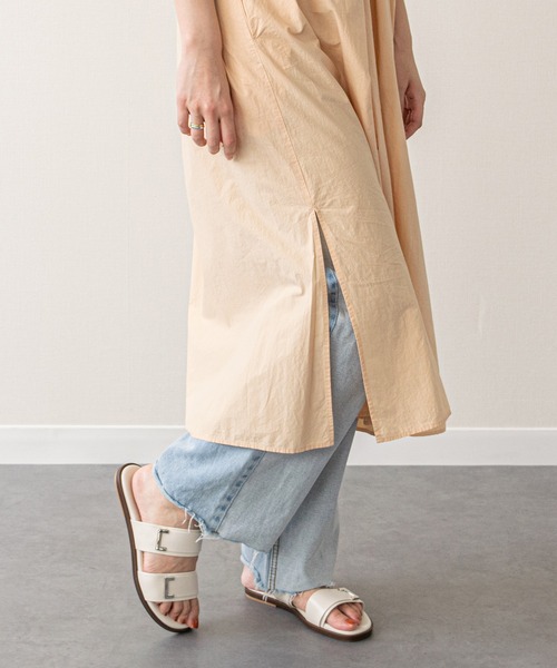 ITALIAN SHOEMAKERS(イタリアンシューメーカー)の「【ITALIAN SHOEMAKERS】ダブルベルトフラットサンダル(942310)(サンダル・レディース・アイボリー/ライトブラウン・35/36/37/38)」の16枚目の写真