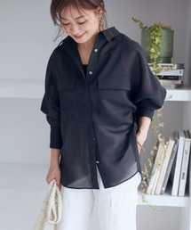 INED | 【三尋木奈保コラボ】品ありリッチシアーシャツ(シャツ/ブラウス)