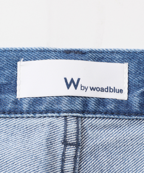 woadblue(ウォードブルー)の「【W by Woadblue / ダブリューバイウォードブルー】LOOSE TAPERED DENIM(デニムパンツ・レディース・ブルー/ホワイト・23/25/24)」の14枚目の写真