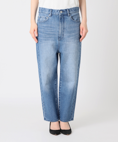 woadblue(ウォードブルー)の「【W by Woadblue / ダブリューバイウォードブルー】LOOSE TAPERED DENIM(デニムパンツ・レディース・ブルー/ホワイト・23/25/24)」の15枚目の写真