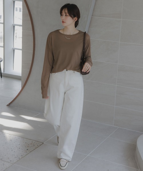 slattgir（スラットジール）の「高身長　カーブデニムパンツ　丈長め・トールサイズ　Essenave（デニムパンツ・レディース・ブルー/ネイビー/ブラック/ホワイト・84/80/76/73/70/67/64/104/96/88）」の8枚目の写真