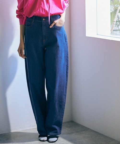 slattgir（スラットジール）の「高身長　カーブデニムパンツ　丈長め・トールサイズ　Essenave（デニムパンツ・レディース・ブルー/ネイビー/ブラック/ホワイト・84/80/76/73/70/67/64/104/96/88）」の20枚目の写真