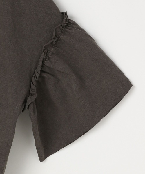 LOWRYS FARM(ローリーズファーム)の「SCORPIONSフリルTシャツ 116973(Tシャツ/カットソー・キッズ・チャコールグレー/グレー・110cm/120cm/130cm/140cm/150cm)」の19枚目の写真