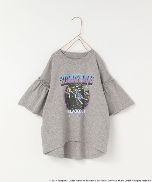 LOWRYS FARM(ローリーズファーム)の「SCORPIONSフリルTシャツ 116973(Tシャツ/カットソー・キッズ・チャコールグレー/グレー・110cm/120cm/130cm/140cm/150cm)」の7枚目の写真
