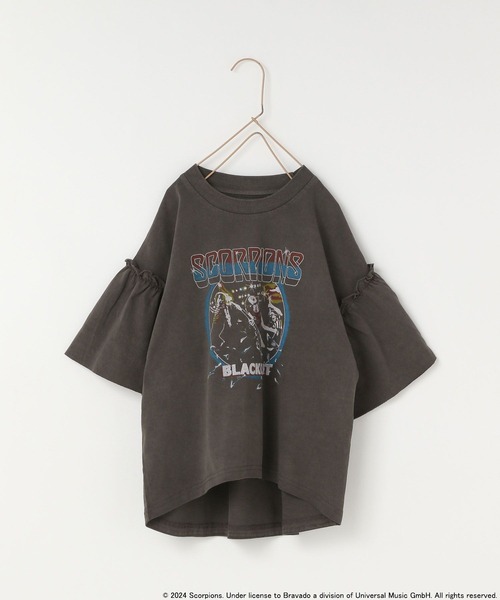 LOWRYS FARM(ローリーズファーム)の「SCORPIONSフリルTシャツ 116973(Tシャツ/カットソー・キッズ・チャコールグレー/グレー・110cm/120cm/130cm/140cm/150cm)」の8枚目の写真