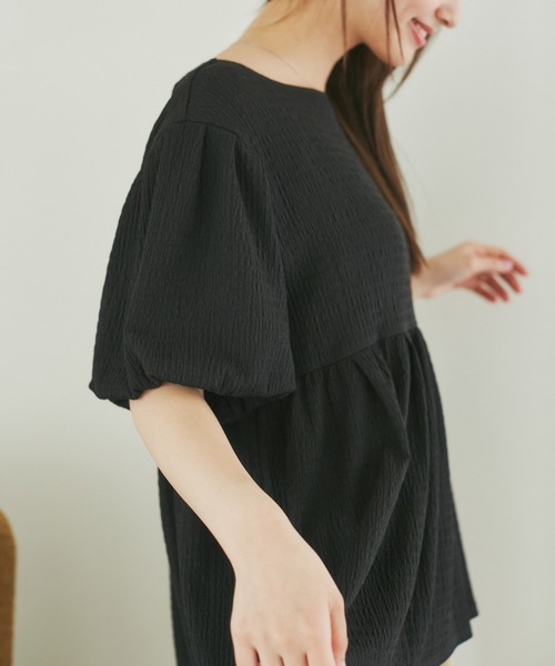 ROPE' PICNIC（ロペピクニック）の「バックファスナーブラウス（シャツ/ブラウス・レディース・ホワイト/ブラック・38）」の10枚目の写真