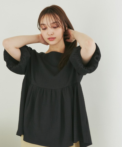 ROPE' PICNIC（ロペピクニック）の「バックファスナーブラウス（シャツ/ブラウス・レディース・ホワイト/ブラック・38）」の11枚目の写真