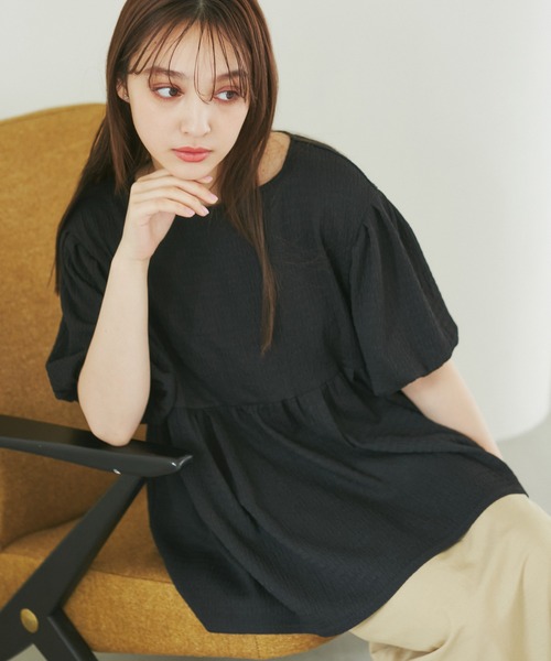 ROPE' PICNIC（ロペピクニック）の「バックファスナーブラウス（シャツ/ブラウス・レディース・ホワイト/ブラック・38）」の12枚目の写真