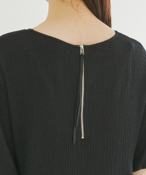ROPE' PICNIC（ロペピクニック）の「バックファスナーブラウス（シャツ/ブラウス・レディース・ホワイト/ブラック・38）」の19枚目の写真
