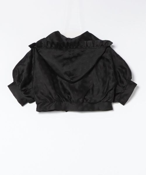 Ank Rouge（アンクルージュ）の「ジャガードフードブルゾン（ブルゾン・レディース・ホワイト/ブラック・M）」の14枚目の写真