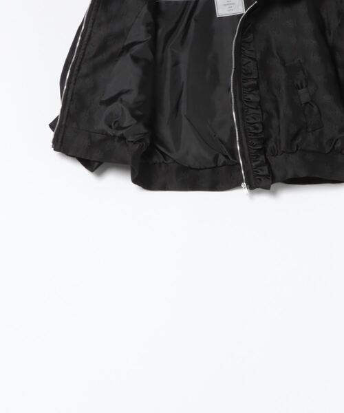 Ank Rouge（アンクルージュ）の「ジャガードフードブルゾン（ブルゾン・レディース・ホワイト/ブラック・M）」の13枚目の写真