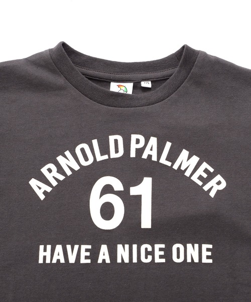 Arnold Palmer（アーノルドパーマー）の「ナンバリング ロゴ Tシャツワンピース（ワンピース・キッズ・チャコールグレー/アイボリー・95cm/105cm/115cm/125cm/135cm/145cm）」の4枚目の写真