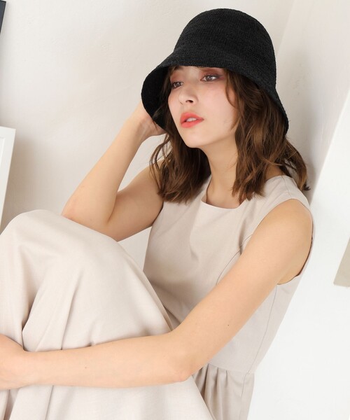 MaxMara ELISEO ラフィアハット バタフライモチーフ MaxMara ELISEO ラフィアハット バタフライモチーフ (Weekend