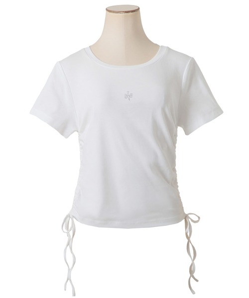 katie ラインストーン パフスリーブ Tシャツ lstpss25-1077.jpg