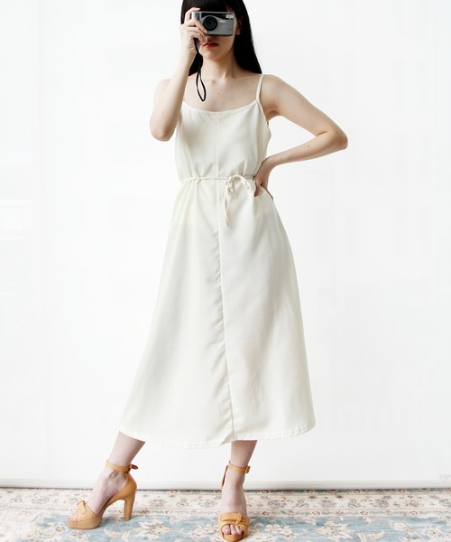 H.TOKYO(エイチトウキョウ)の「キャミソールワンピース(ワンピース・レディース・ブラック/ベージュ・SMALL/LARGE/MEDIUM)」の11枚目の写真