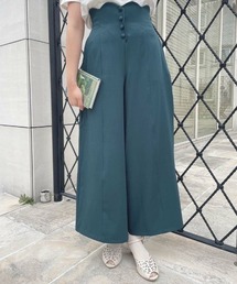 an another angelus | ハイウエストスカラップワイドパンツ(その他パンツ)