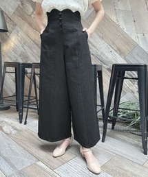 an another angelus | ハイウエストスカラップワイドパンツ(その他パンツ)