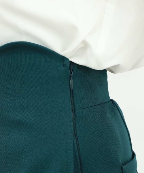 an another angelus（アンアナザーアンジェラス）の「ハイウエストスカラップワイドパンツ/ananotherangelus（その他パンツ・レディース・ブルーグリーン/ブラック・1/2）」の10枚目の写真